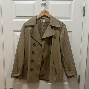 Michael Kors Women's Tan Double-Breasted Jacket